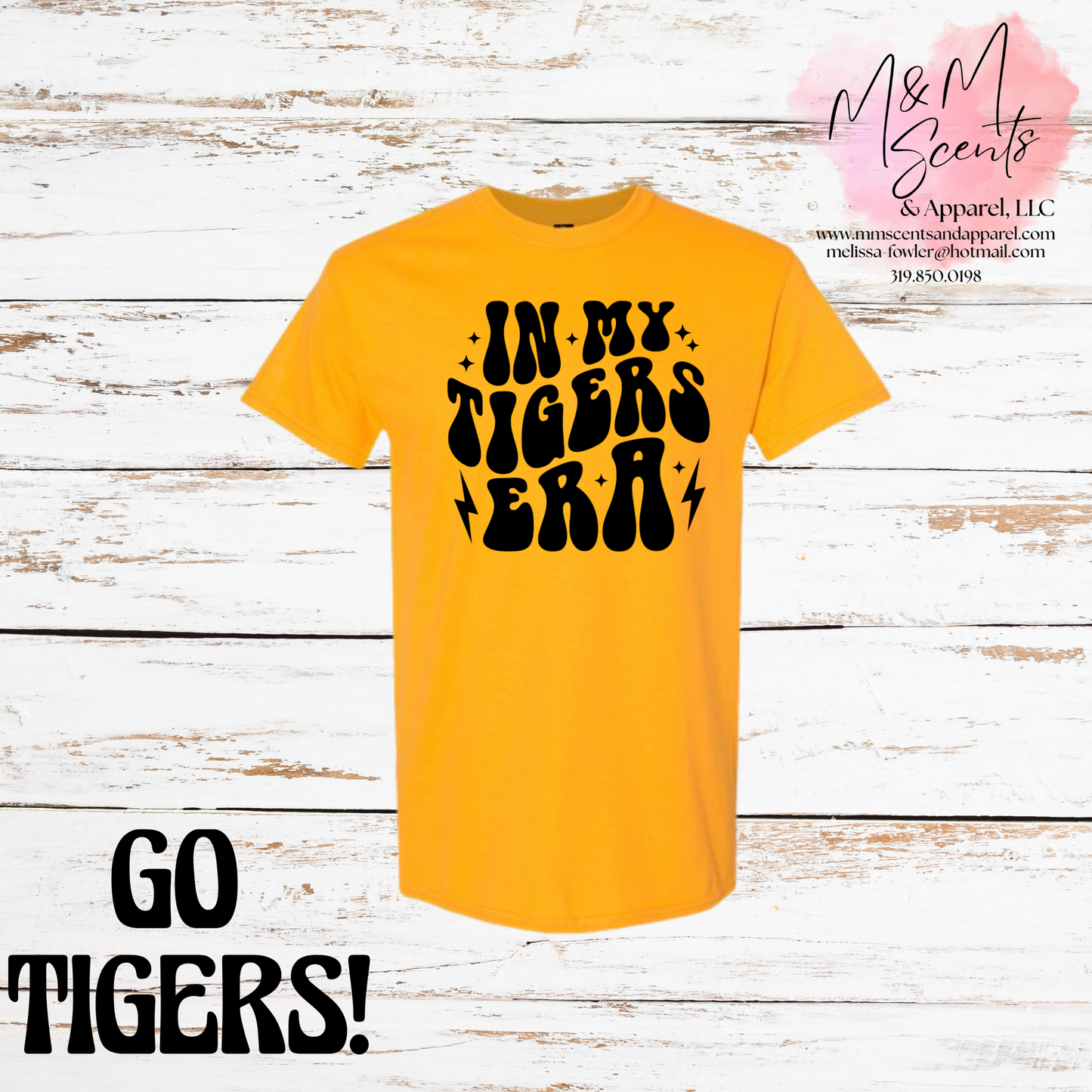 In My Tigers Era Graphic Tee | New London Tigers Retro Spirit Shirt | Multiple Colors