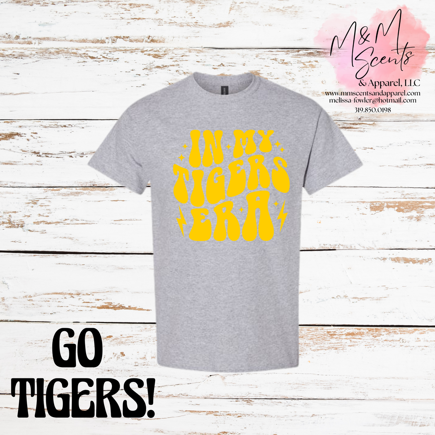 In My Tigers Era Graphic Tee | New London Tigers Retro Spirit Shirt | Multiple Colors