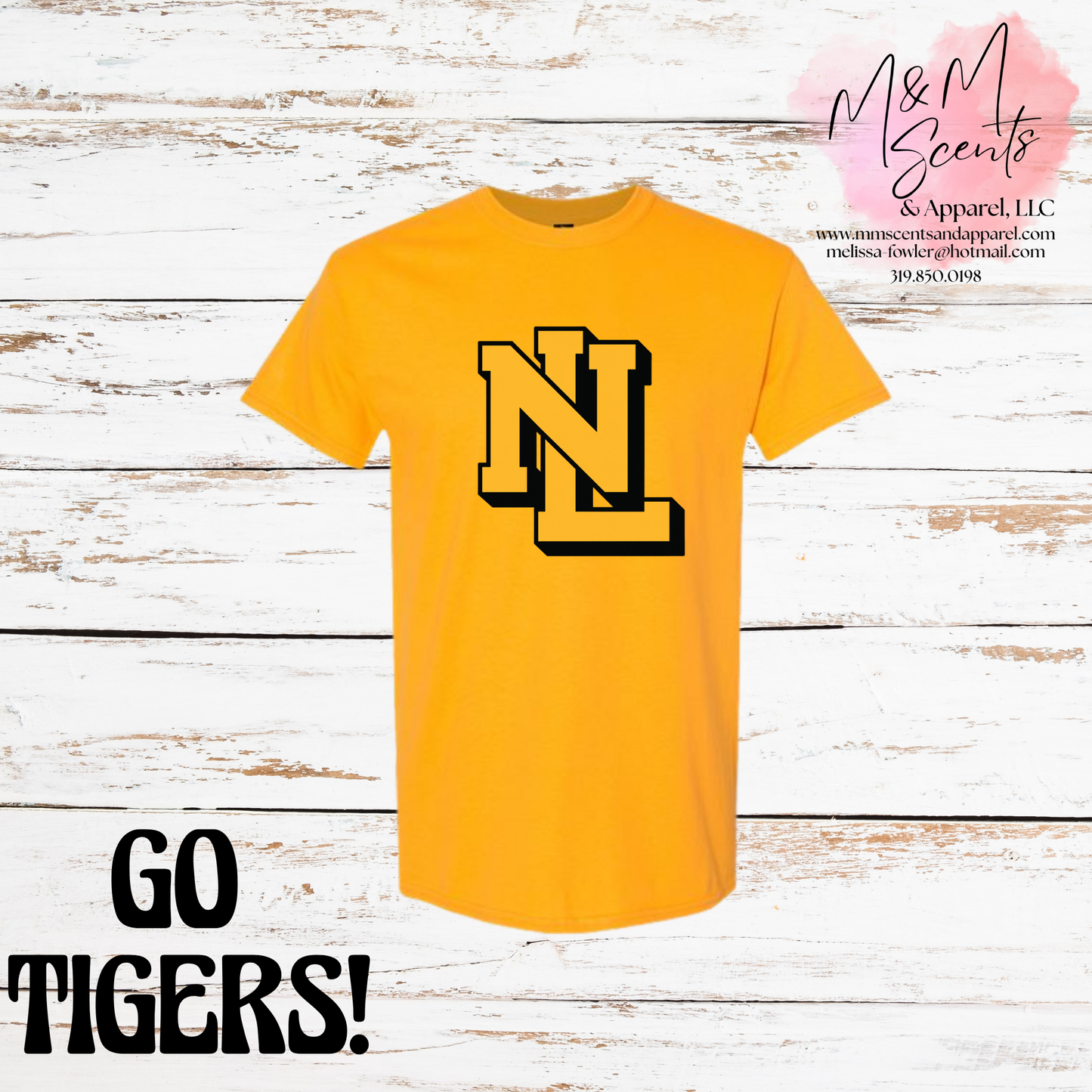 New London NL Logo Tee | Classic School Spirit Shirt