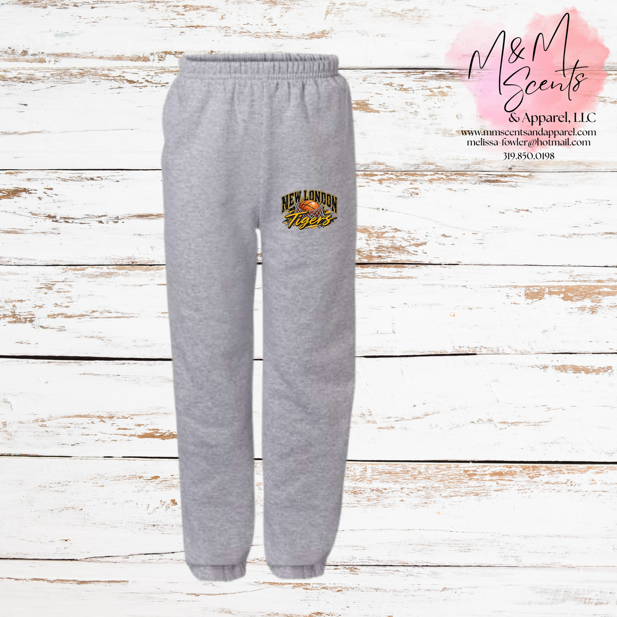 New London Tigers Basketball Sweatpants