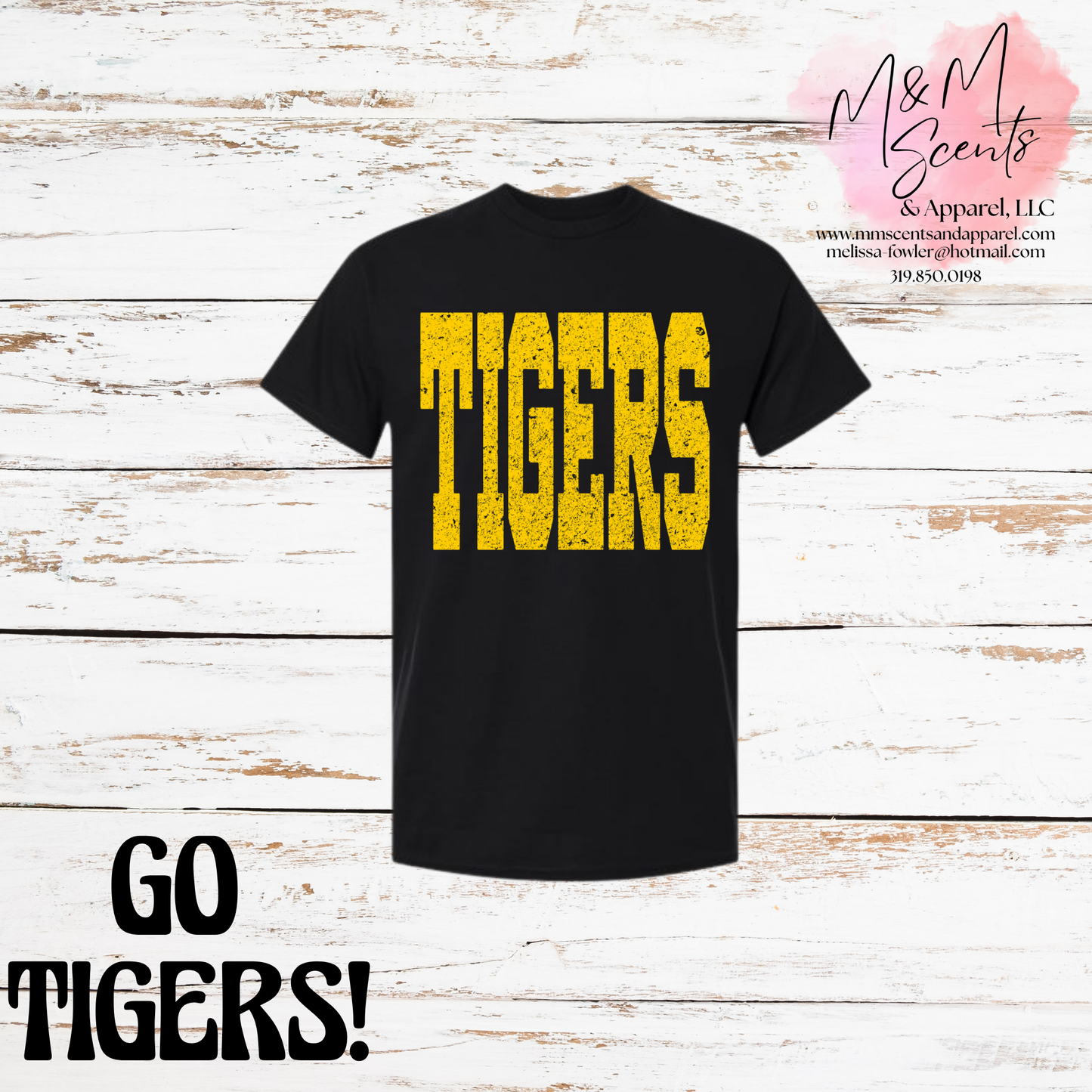 New London Tigers Vintage Block Graphic Tee | School Spirit Shirt | Multiple Colors