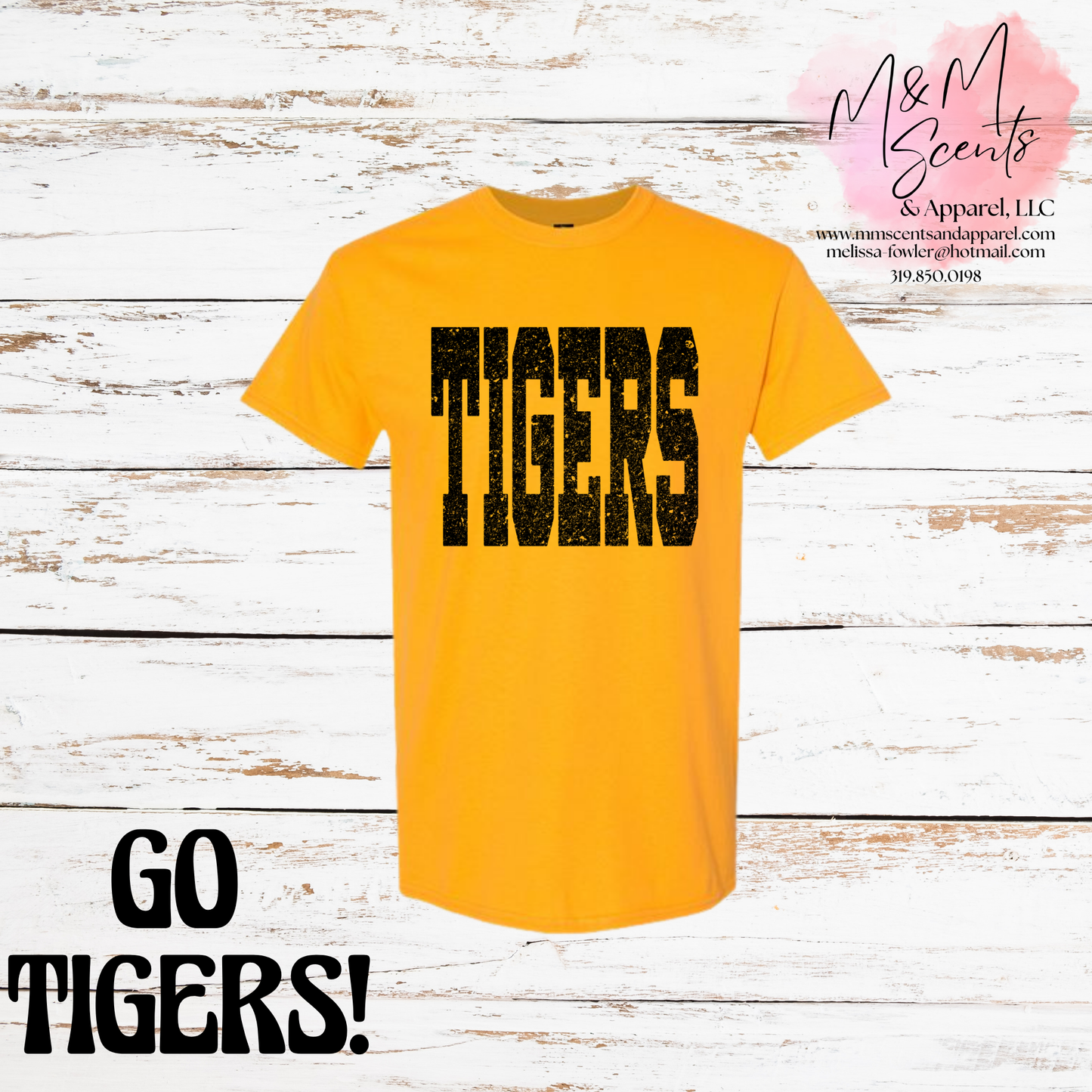 New London Tigers Vintage Block Graphic Tee | School Spirit Shirt | Multiple Colors
