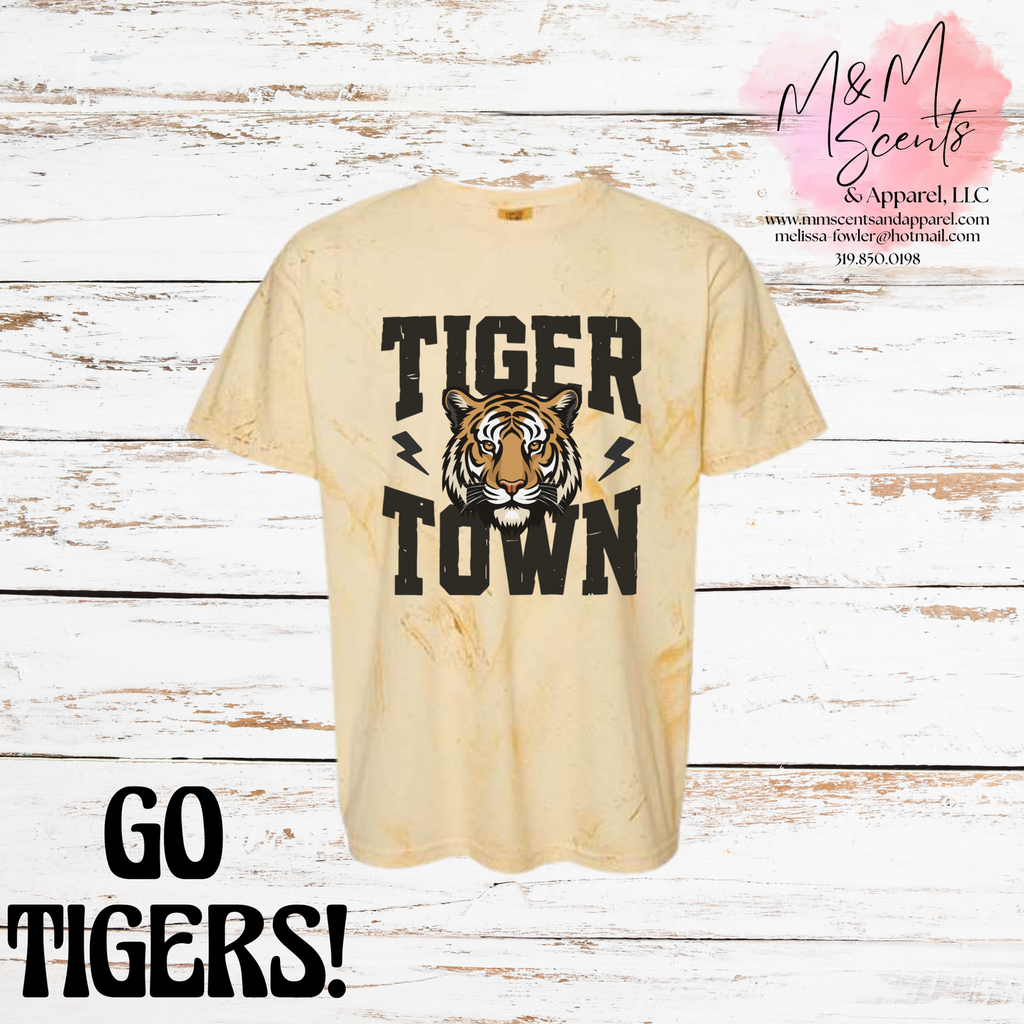 Tiger Town Graphic Tee | New London Tigers School Spirit Shirt | Multiple Colors