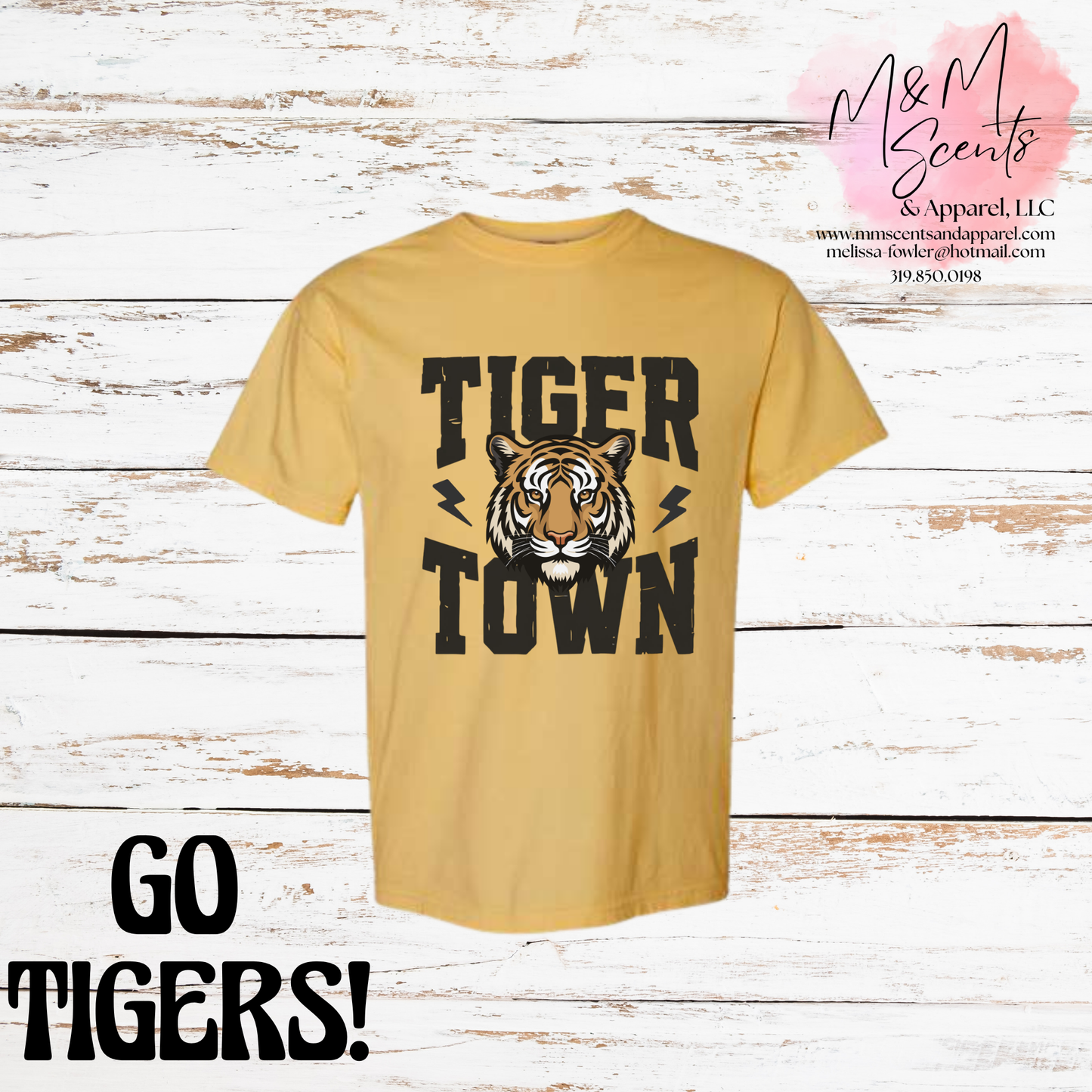 Tiger Town Graphic Tee | New London Tigers School Spirit Shirt | Multiple Colors