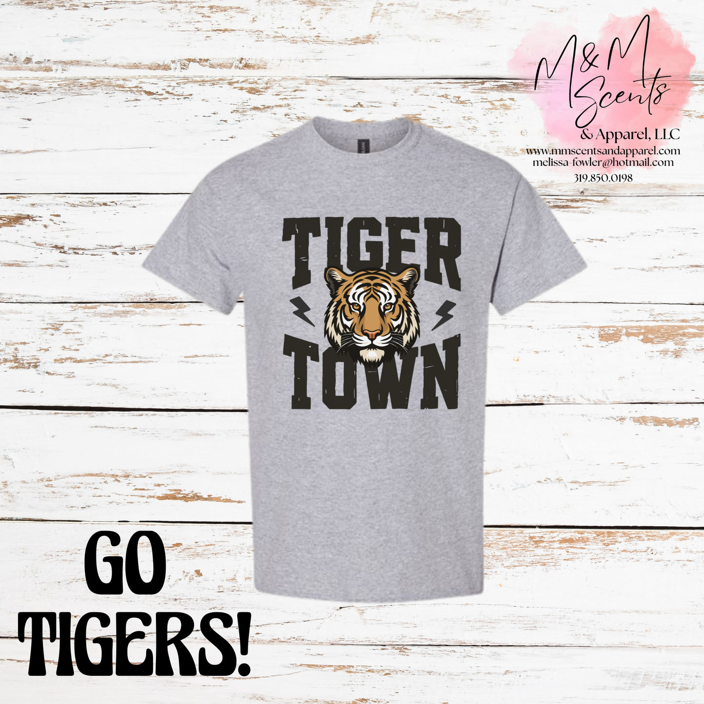 Tiger Town Graphic Tee | New London Tigers School Spirit Shirt | Multiple Colors