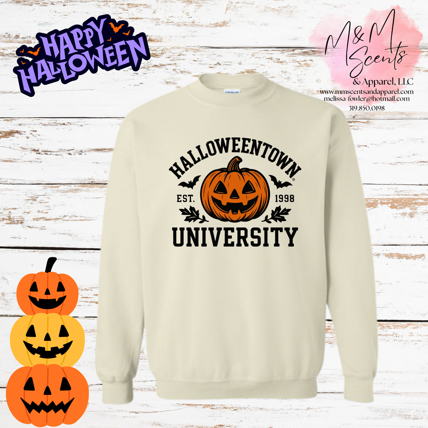 Halloweentown University Sweatshirt | Halloween Graphic Crewneck