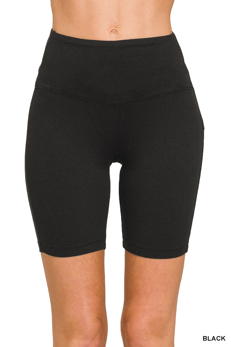 Zenana Buttery Soft Biker Shorts