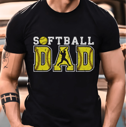 Softball & Baseball Dad Tee ⚾🥎