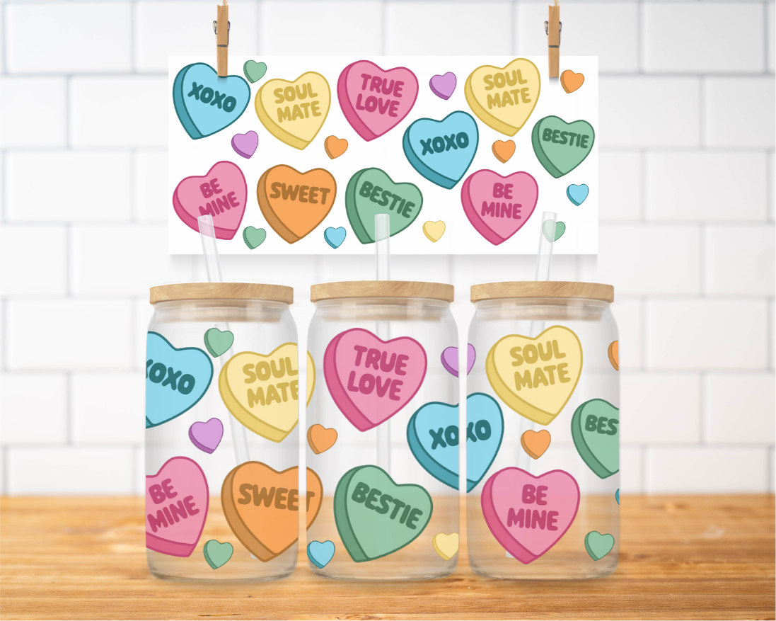 Conversation Hearts Cup