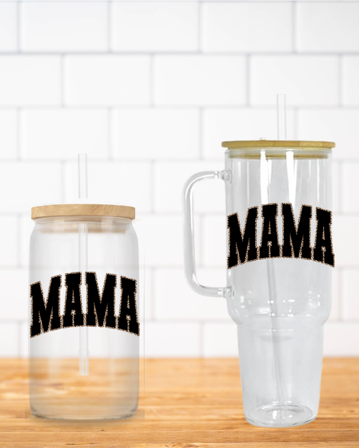 Mama Brown Leopard Outline