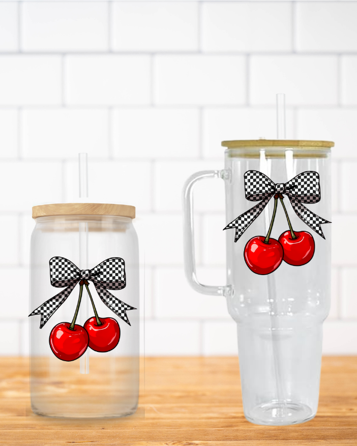 Checkered Bow Cherries