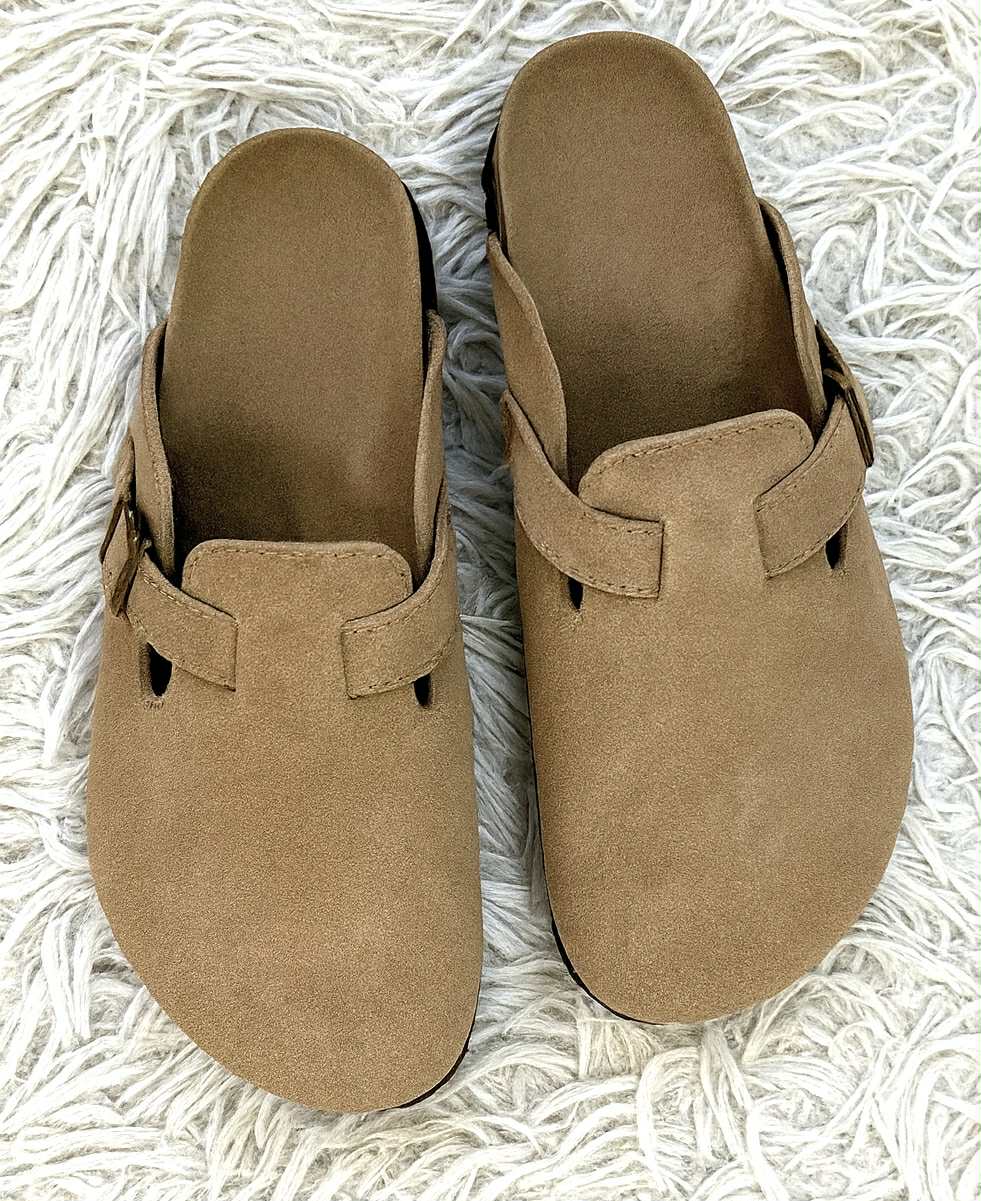 Taupe Clogs