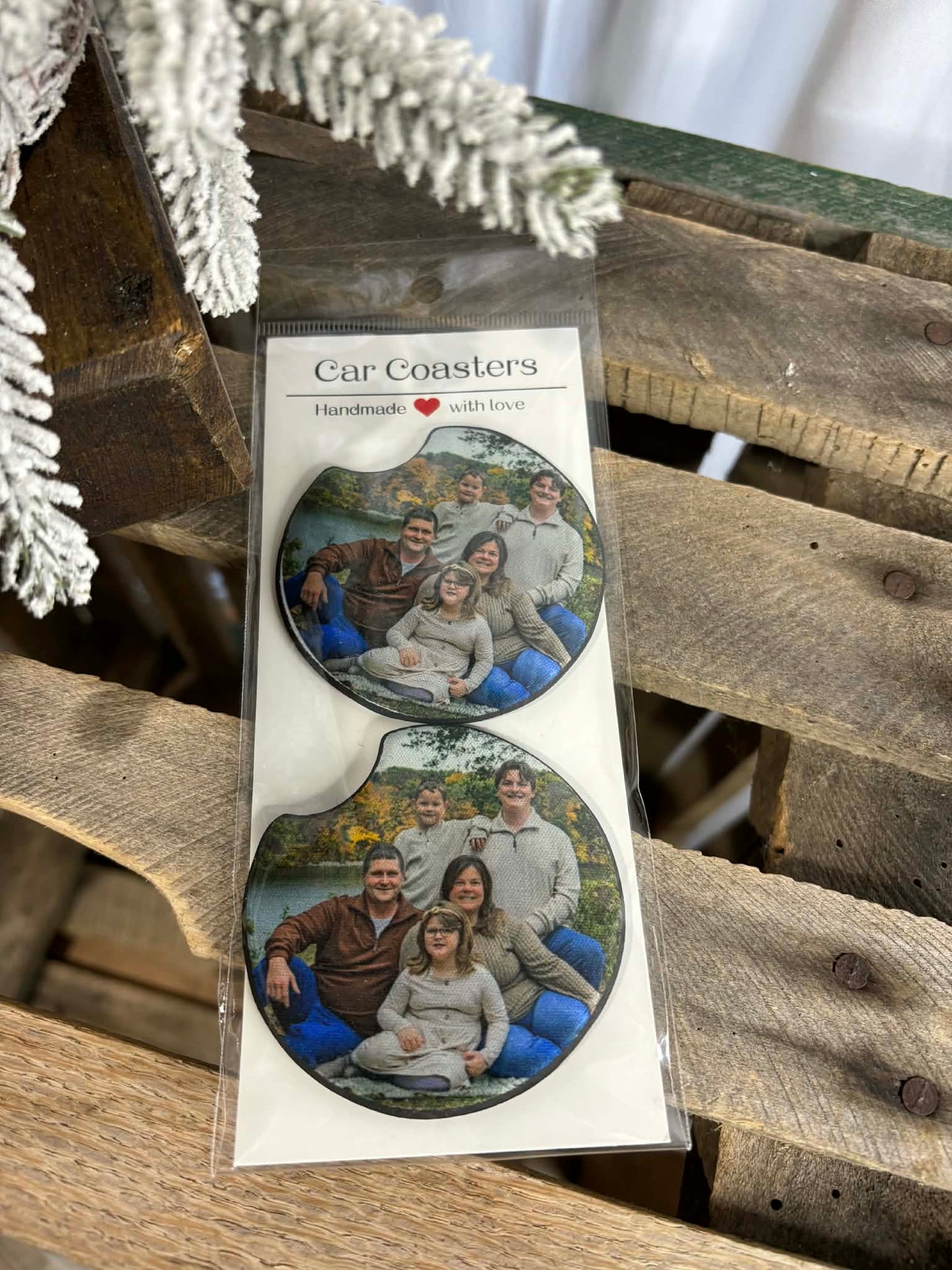 Personalized Car Coasters