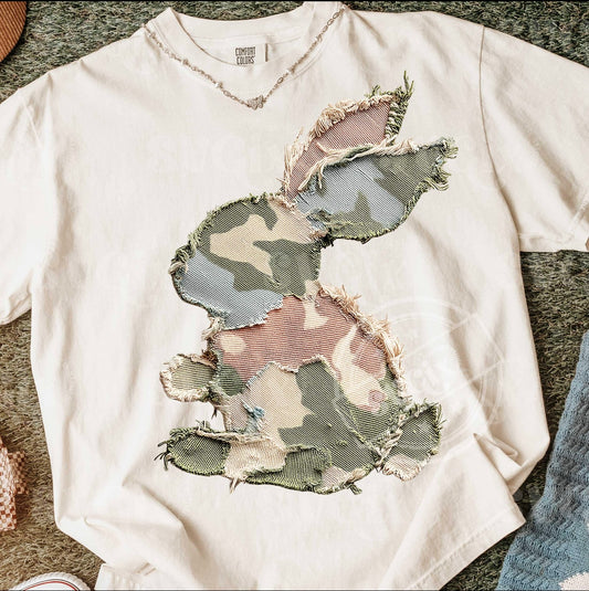 Patchwork Camo Bunny