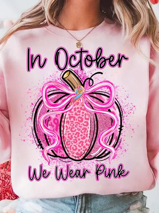 Breast Cancer Pumpkin